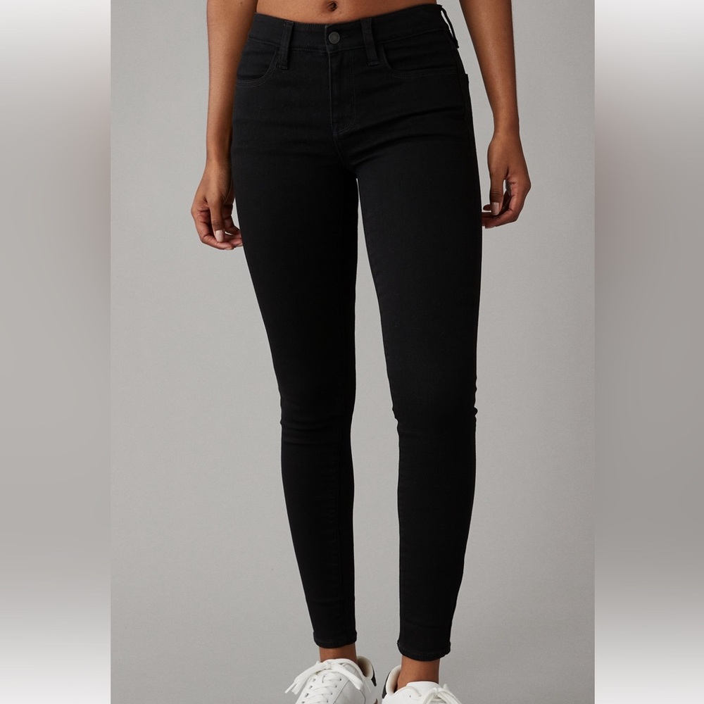 American Eagle Low Rise Jegging Onyx Black